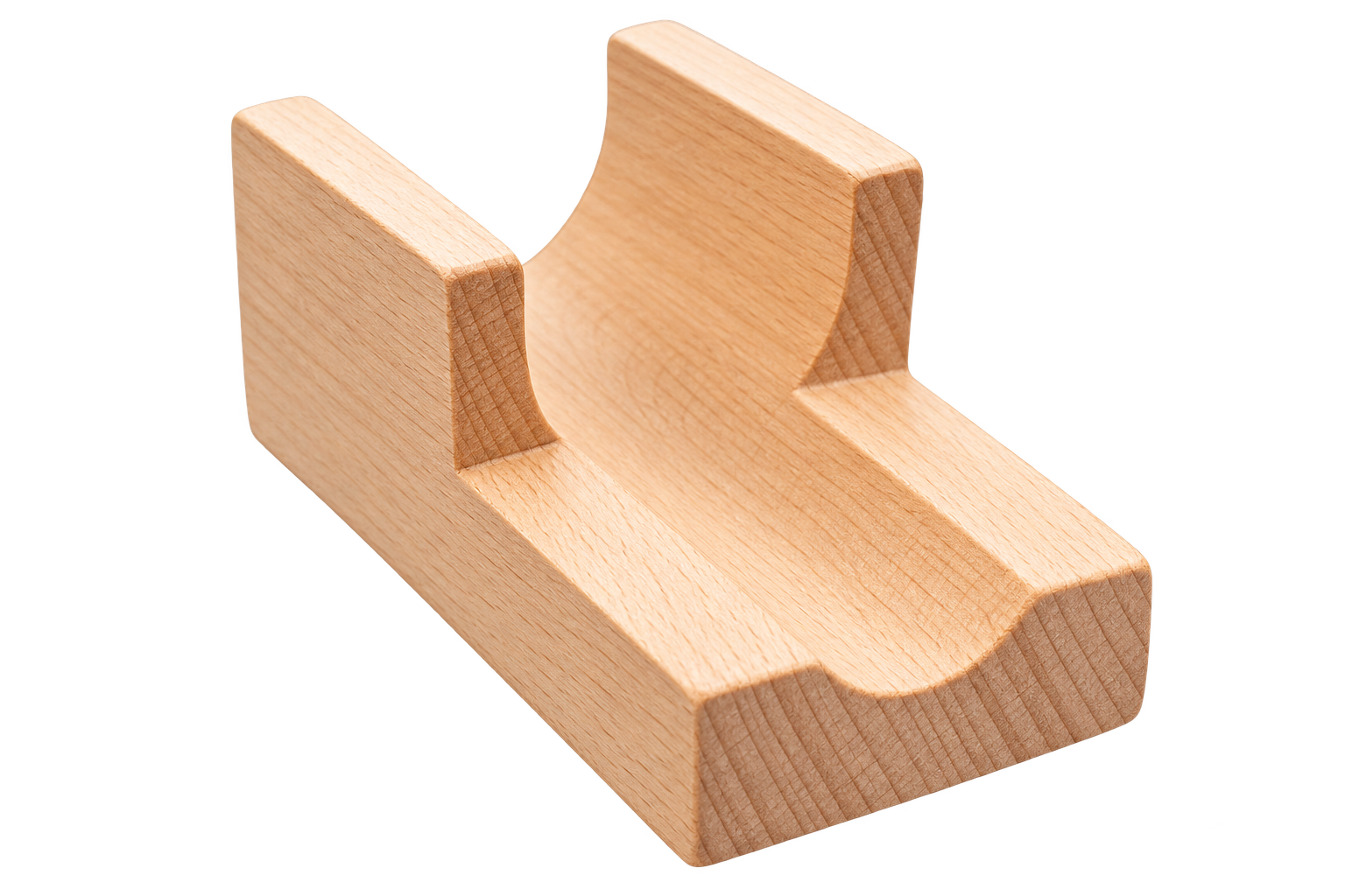 1-slot wooden sushi taco holder