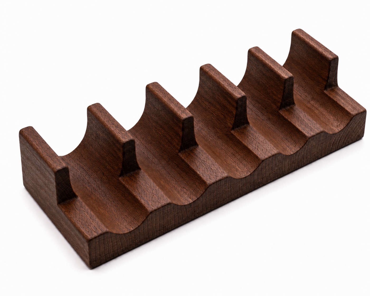 5 PC Walnut Wood Sushi Taco Holders sushi taco holder